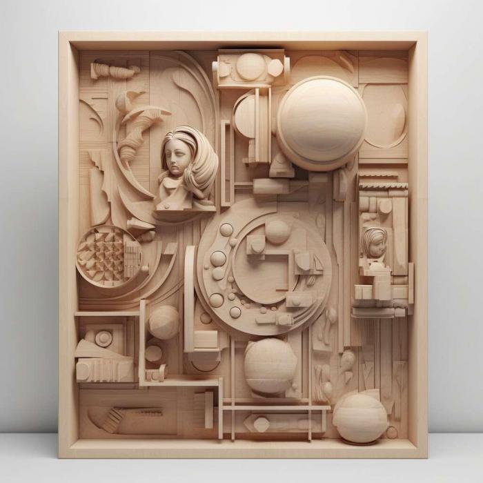 نموذج ثلاثي الأبعاد لآلة CNC 3D Art 